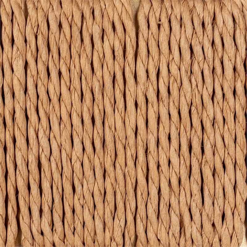 Classic Home Sarmiento Rattan Large Gold Pendant Light