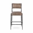 Classic Home Kayne Leather 26in Counter Stool Sand