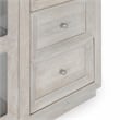 Classic Home Isha Mango Wood Cabinet White