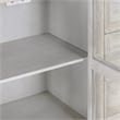 Classic Home Isha Mango Wood Cabinet White