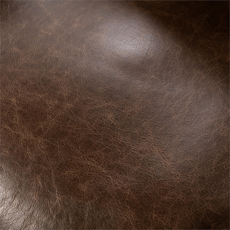 Classic Home Strapling Leather Dining Chair Cocoa Brown