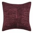Villa by Classic Home Bari Velvet Port Red Euro Sham
