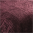 Villa by Classic Home Bari Velvet Port Red King Quilt