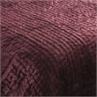 Villa by Classic Home Bari Velvet Port Red Queen Quilt