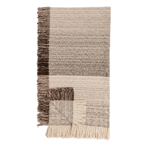 Villa by Classic Home Beryl Cocoa Brown King Cotton Blanket