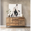 Kosas Home 4-Drawer 2-Door Reclaimed Pine Wood Sideboard Buffet