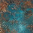 Villa by Classic Home Onara 22x22 Linen Cotton Throw Pillow Teal/Antique Bronze
