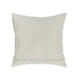 Villa by Classic Home Meru 20x20 Leather Hair on Hide Throw Pillow Tan