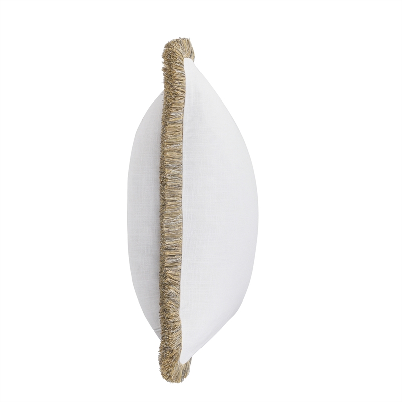 Villa by Classic Home Cara 16x36 Linen Blend Fabric Throw Pillow Ivory