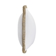 Villa by Classic Home Cara 16x36 Linen Blend Fabric Throw Pillow Ivory
