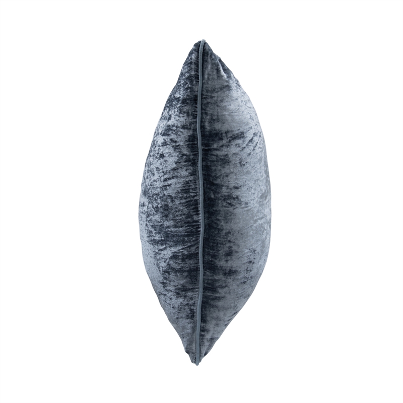 Villa by Classic Home Lexington 22x22 Linen Fabric Throw Pillow Denim Blue