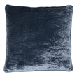 Villa by Classic Home Lexington 22x22 Linen Fabric Throw Pillow Denim Blue