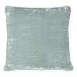 Villa by Classic Home Lexington 22x22 Silk Blend Fabric Throw Pillow Pale Aqua