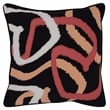Villa by Classic Home Atlas 22x22 Fabric Throw Pillow Multi-Color