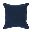 Villa by Classic Home Terranea 18x18 Fabric Throw Pillow Blue