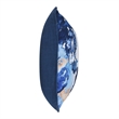 Villa by Classic Home Terranea 18x18 Fabric Throw Pillow Blue