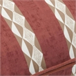 Villa by Classic Home Terranea 18x18 Fabric Throw Pillow Clay Red