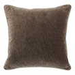 Villa by Classic Home Heirloom 22in Velvet Throw Pillow Brown