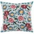 Villa by Classic Home Verdant 18x18 Cotton Fabric Throw Pillow Multi-Color