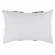 Villa by Classic Home Holiday 14x20 Cotton Fabric Throw Pillow Green