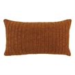 Villa by Classic Home Rindiaa Knitted 14x26 Fabric Throw Pillow Orange