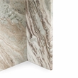 Classic Home Bexly Marble End Table in Gray