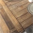 Kosas Home Reclaimed Pine Wood Extendable Dining Table in Aged Pine