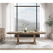 Kosas Home Reclaimed Pine Wood Extendable Dining Table in Aged Pine