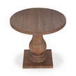 Kosas Home Biltmore Reclaimed Pine Wood Round End Table in Mission Brown
