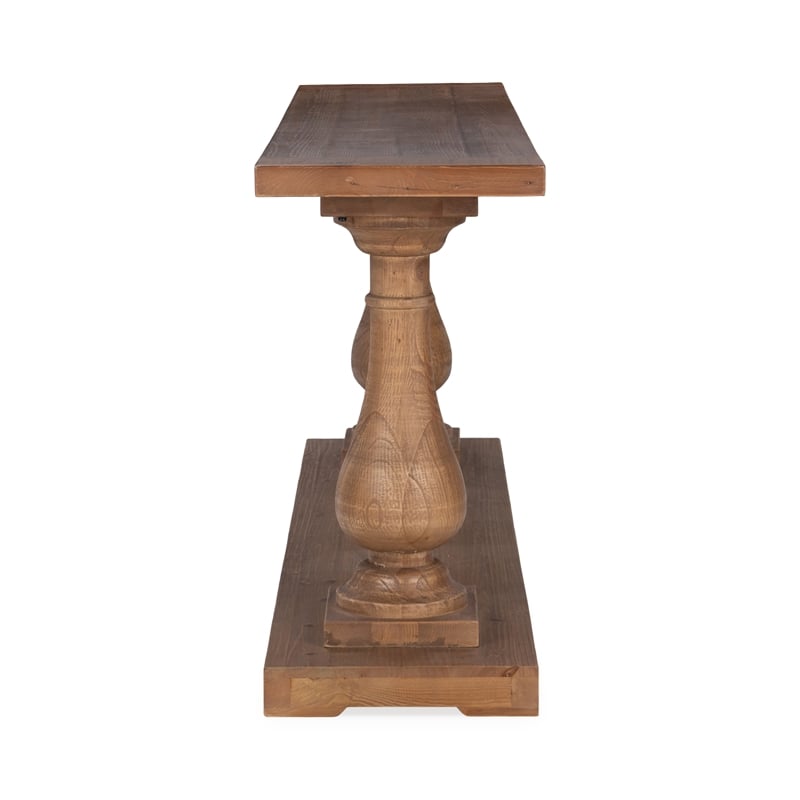 Kosas Home Biltmore Reclaimed Pine Wood Console Table in Mission Brown