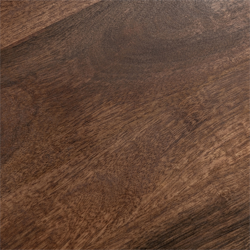 Classic Home Andra Mango Wood Accent End Table in Cocoa Brown