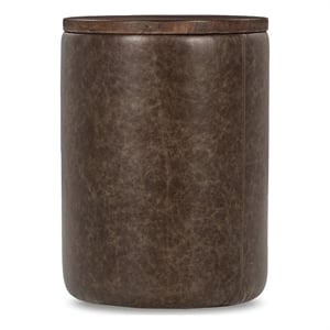 Classic Home Andra Mango Wood Accent End Table in Cocoa Brown
