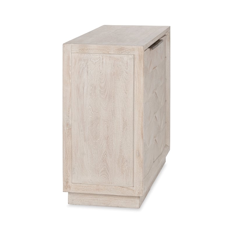 Classic Home Marvin 2-Door Mango Wood Sideboard Buffet in White Wash