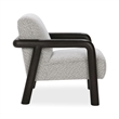 Classic Concepts Reyna Upholstered Fabric Accent Chair in Black