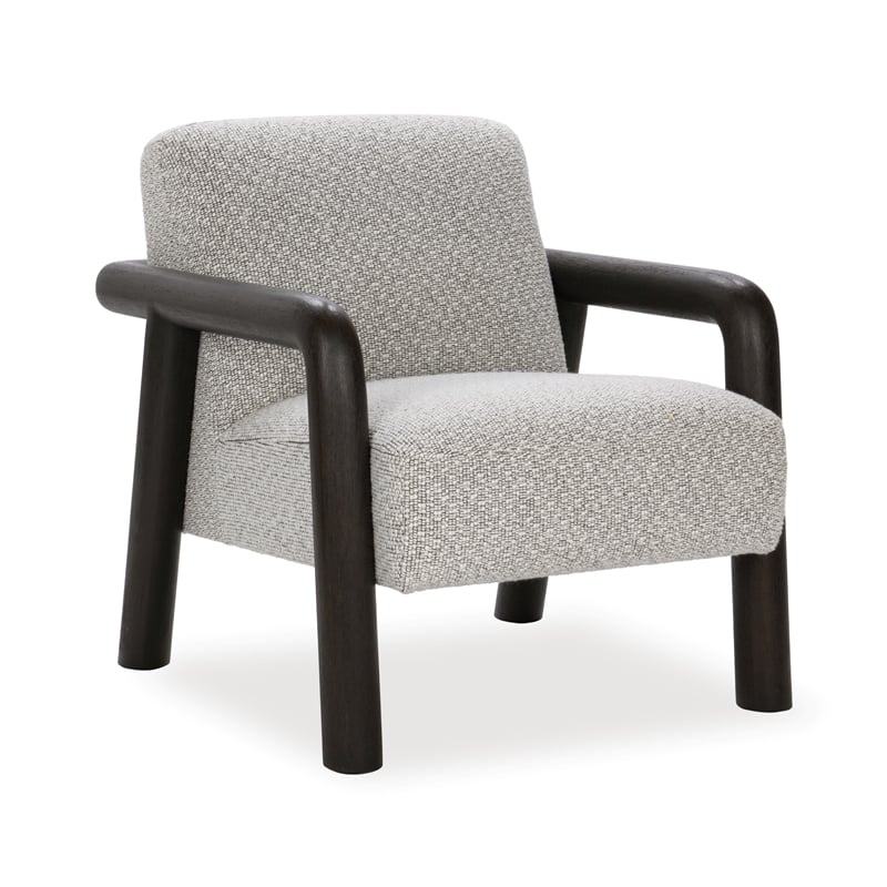 Classic Concepts Reyna Upholstered Fabric Accent Chair in Black