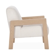 Classic Concepts Aliza Upholstered Fabric Accent Chair in Ivory