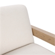 Classic Concepts Aliza Upholstered Fabric Accent Chair in Ivory