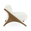 Classic Concepts Georgia Upholstered Accent Chair in Vanilla
