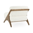 Classic Concepts Georgia Upholstered Accent Chair in Vanilla