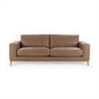 Classic Concepts Donovan Top Grain Leather Sofa in Tan