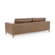 Classic Concepts Donovan Top Grain Leather Sofa in Tan