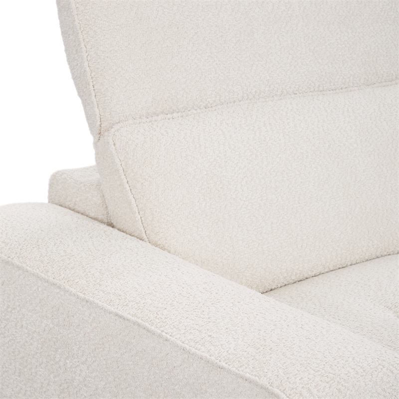 Classic Concepts Darrow Zero Gravity Power Recliner Upholstered Sofa in Ivory
