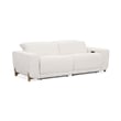 Classic Concepts Darrow Zero Gravity Power Recliner Upholstered Sofa in Ivory