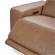 Classic Concepts Kadon Zero Gravity Power Recliner Upholstered Sofa in Tan