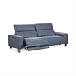 Classic Concepts Alea Zero Gravity Power Recliner Leather Sofa in Blue