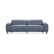 Classic Concepts Alea Zero Gravity Power Recliner Leather Sofa in Blue