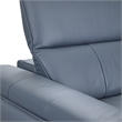 Classic Concepts Alea Zero Gravity Power Recliner Leather Sofa in Blue