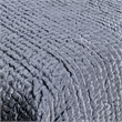 Classic Concepts Dimitry 3-Piece Velvet Fabric Queen Quilt Set in Morning Fog