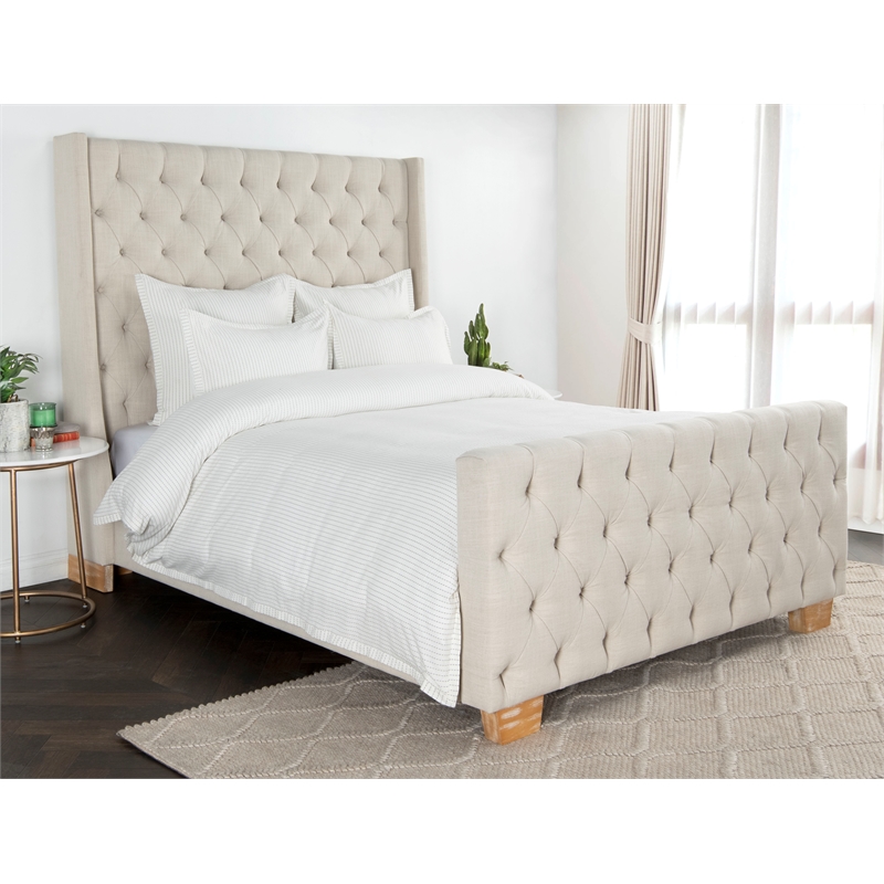 Classic Concepts Karina  Cotton Standard Sham in Ivory