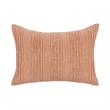 Classic Concepts Gratitude Cotton Fabric Throw Pillow in Terracotta